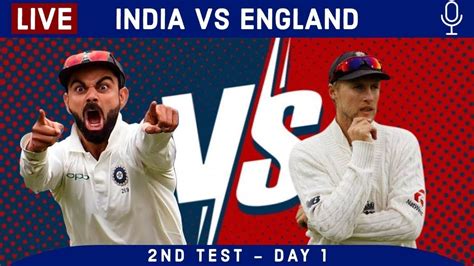 india vs england 2nd test cricket score
